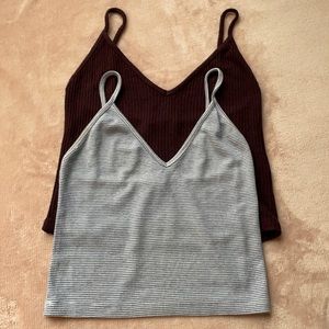2 Brandy Melville Crop Tops gently used condition